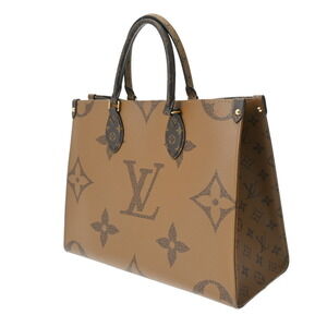 Louis Vuitton Reverse the Canvas On Go Giant Brown Monogram Handbag Tote